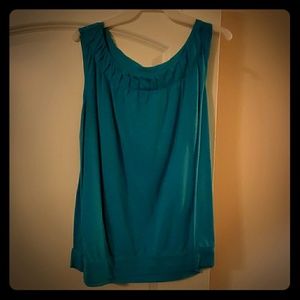 22/24 Sleeveless teal blouse